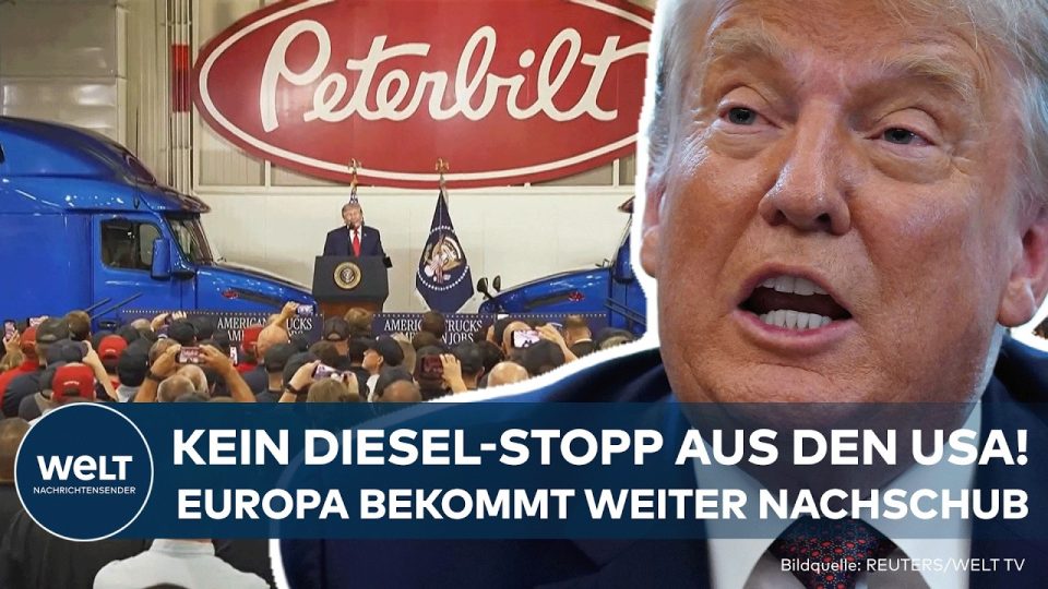Donald Trump spricht im Weißen Haus über den US-Diesel-Exportstopp und die G7-Einigung zur Reservefreigabe